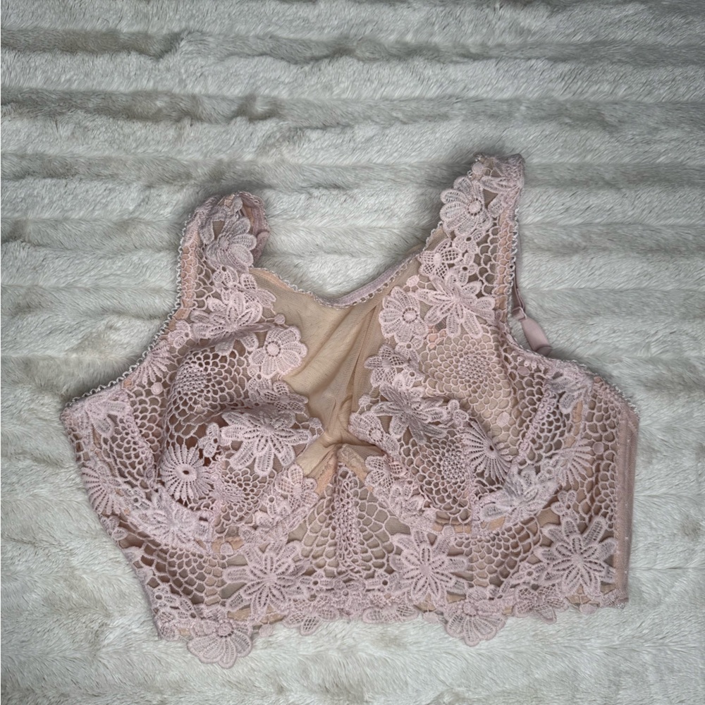 Victoria's Secret Soft Pink Lace Bralette